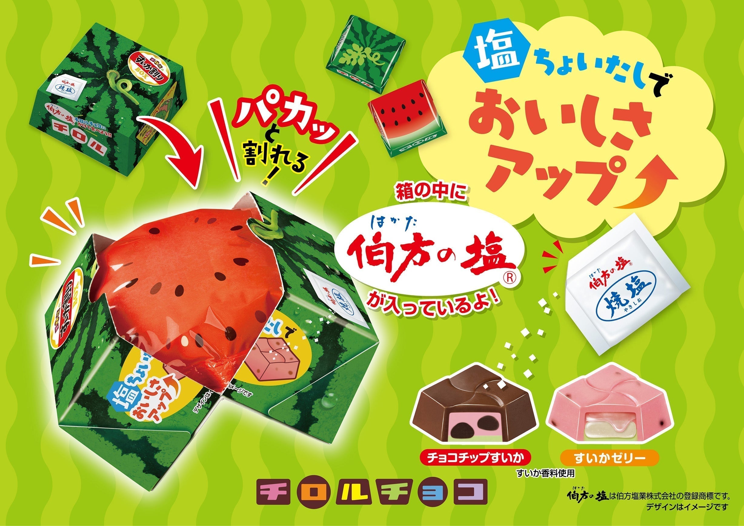 新商品「チロルのすいか割りBOX」