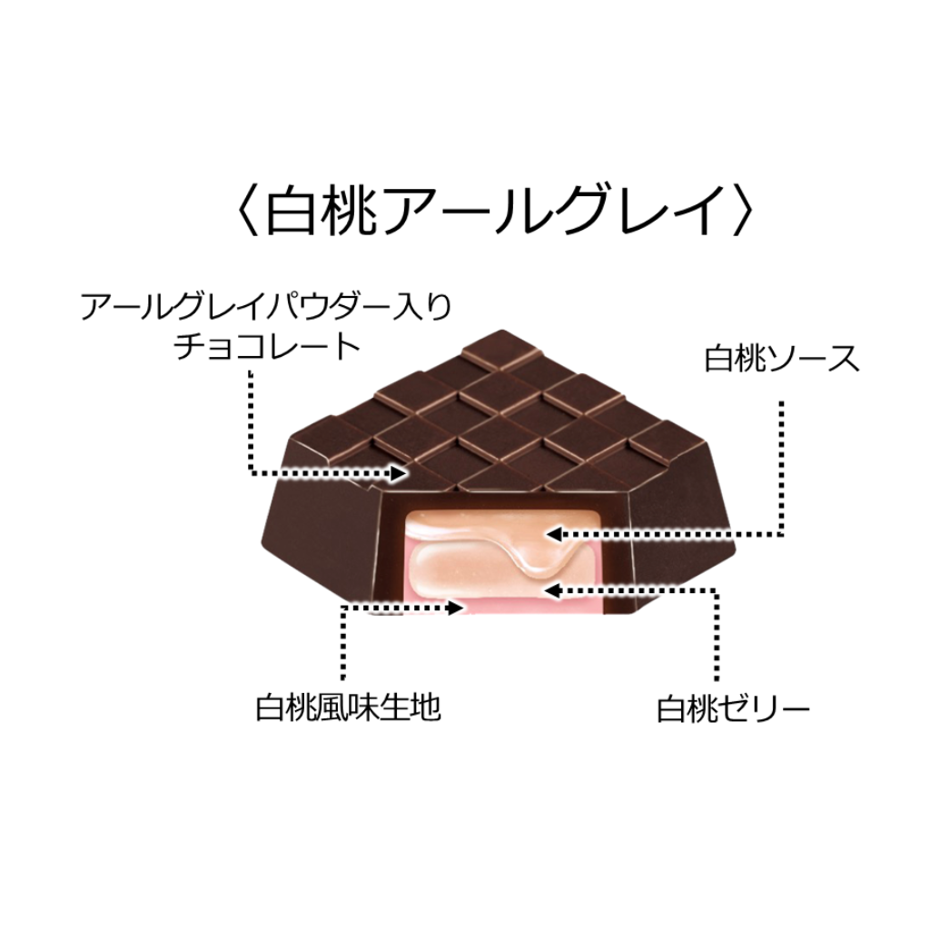 チロルチョコ〈白桃アールグレイ〉 30個入