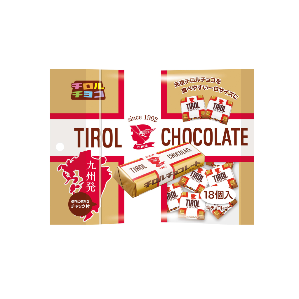 チロルチョコ ミルクヌガーパック(18個入×40セット)[チョコレート] チロルチョコ〈ミルクヌガーパック〉