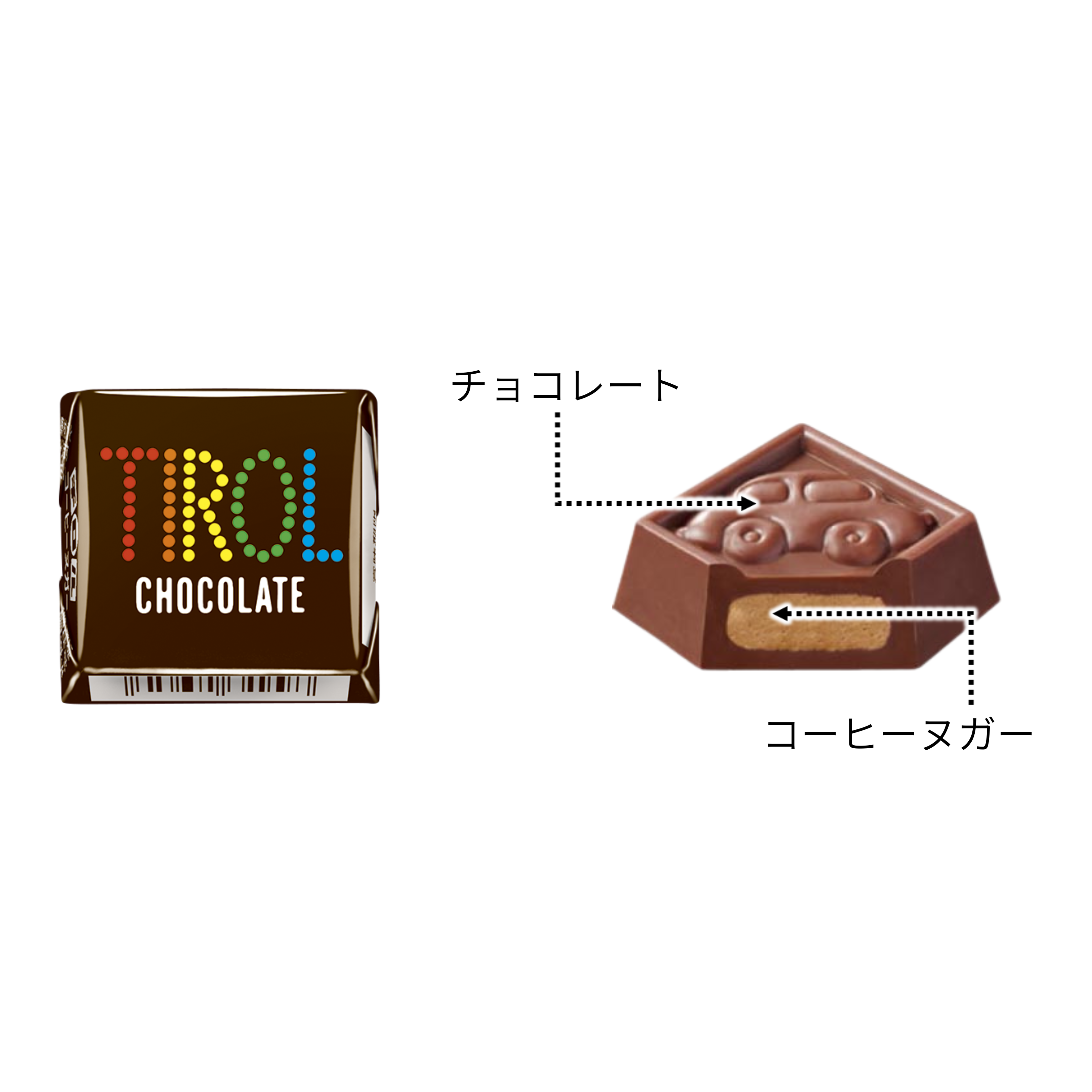 チロルチョコ〈コーヒーヌガー〉30個入