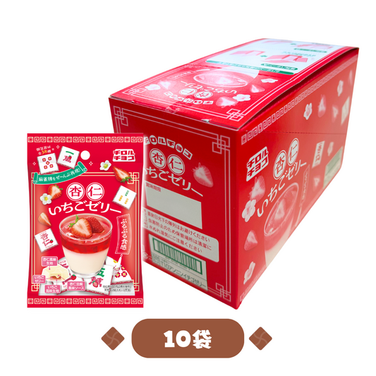 杏仁いちごゼリー〈袋〉1箱（10袋）